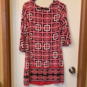 Crown & Ivy bell sleeve dress